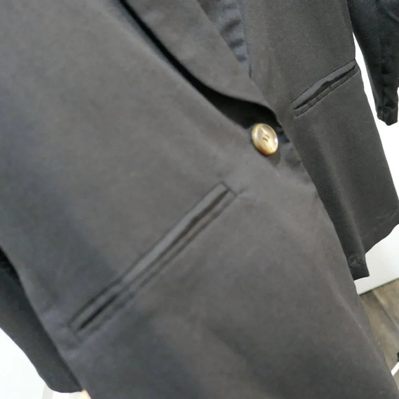 BloomChic Vintage 100% Cotton + Linen Office Blazer Women's Blazer Size M - Picture 3 of 5